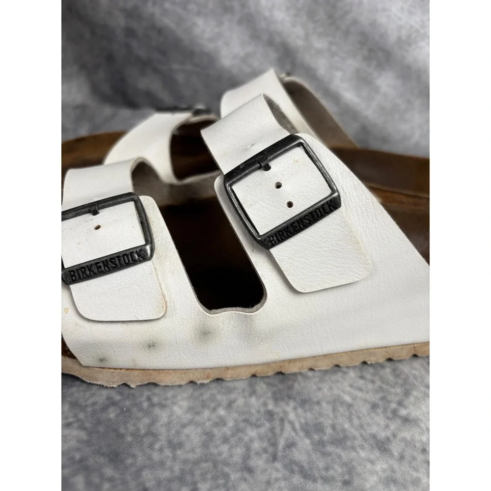 Birkenstock Arizona White Sandals Size 45 Men's 12 Ladies 14